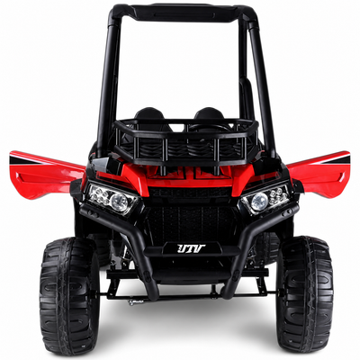 Carro Elétrico para Criança BUGGY SUPER MONSTER 24v Vermelho c/ RODAS DE BORRACHA & ASSENTO EM PELE