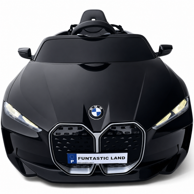 Coche Eléctrico para Niños BMW I4 12v BATERÍA DE LITIO Negro c/ RUEDAS DE GOMA & ASIENTO DE PIEL