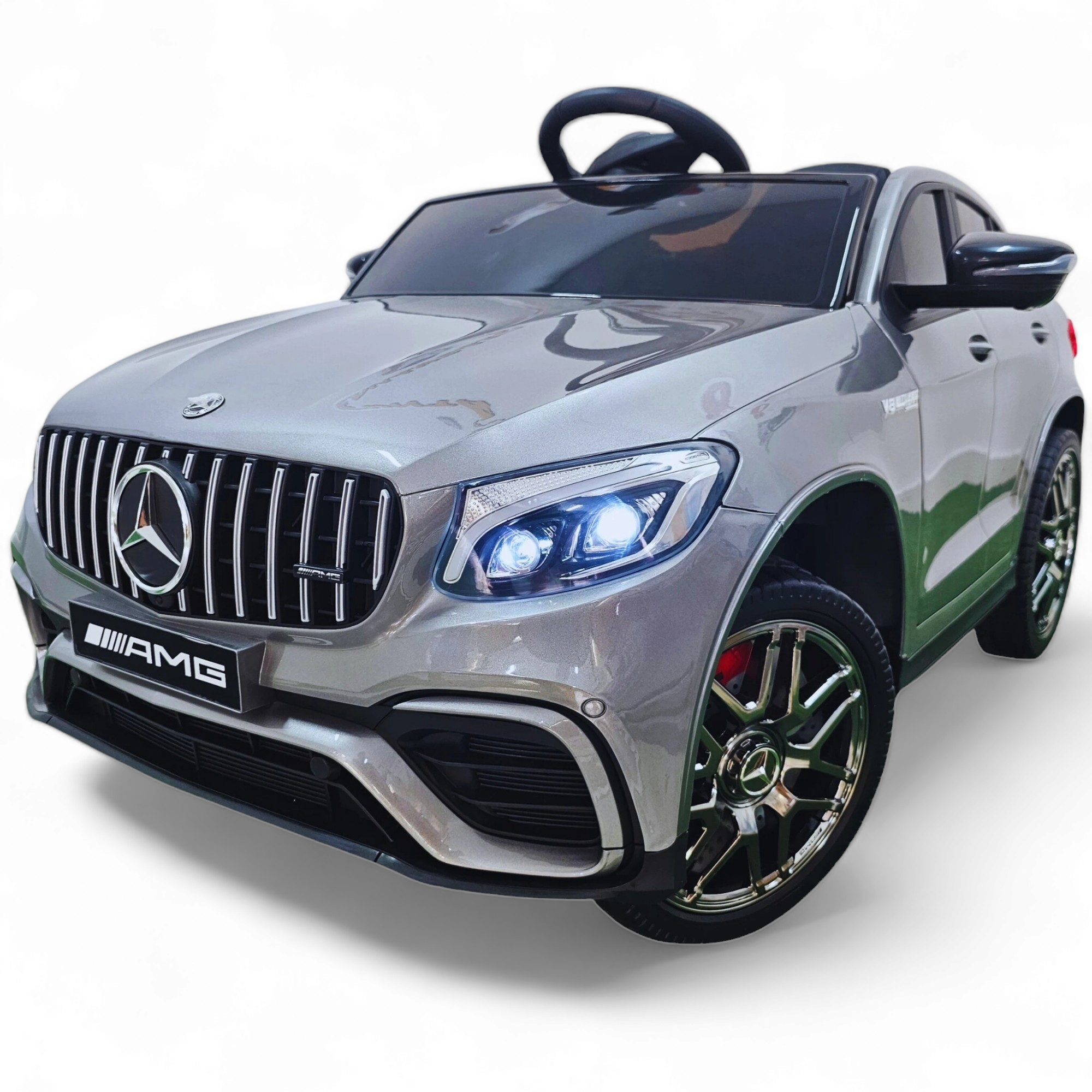 Coche Eléctrico para Niños MERCEDES GLC63S 4x4 12v Blanco 