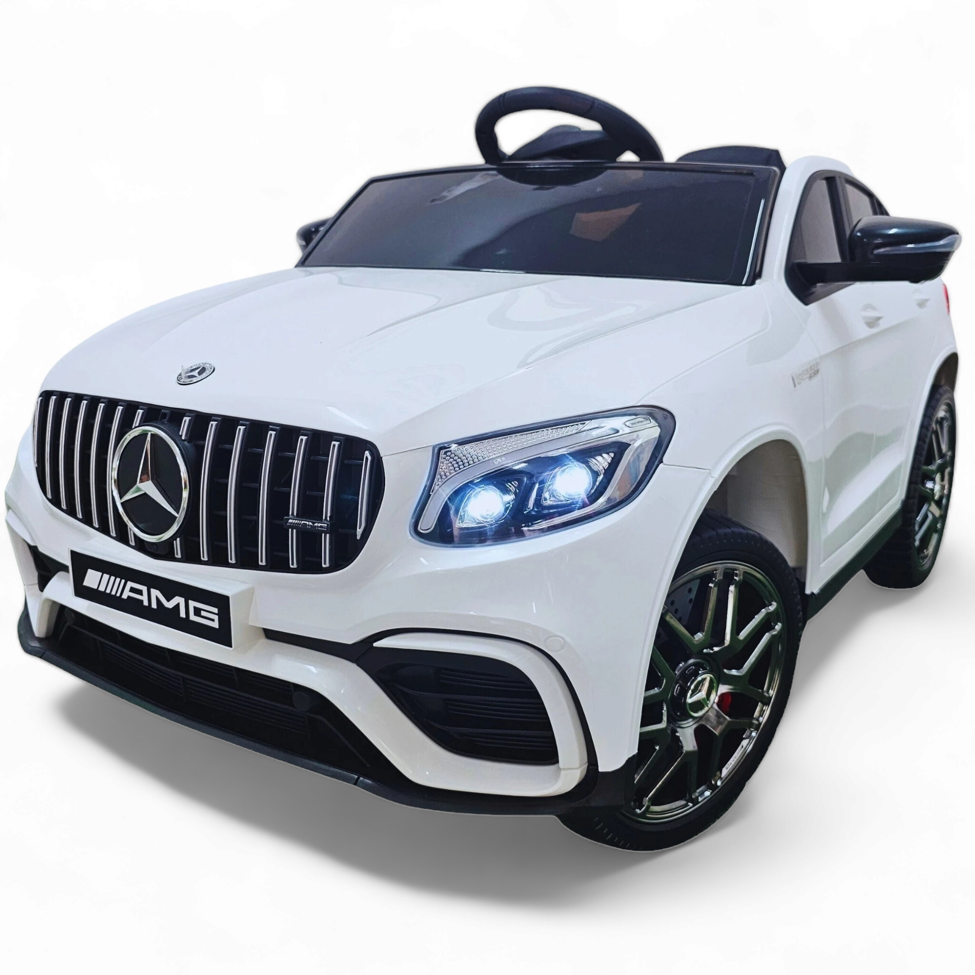 Coche Eléctrico para Niños MERCEDES GLC63S 4x4 12v Blanco 