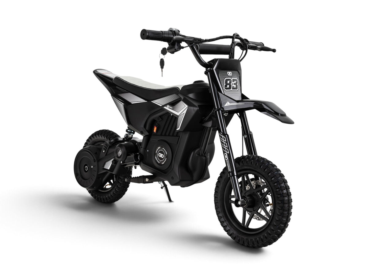 Mota de cross elétrica Raider preta