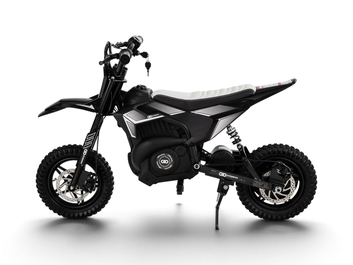 Mota de cross elétrica Raider preta
