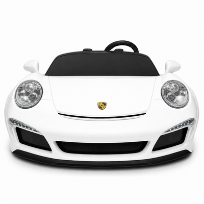 Carro Elétrico para Criança RUF CTT Branco 4x4 24v c/ RODAS DE BORRACHA & ASSENTO EM PELE