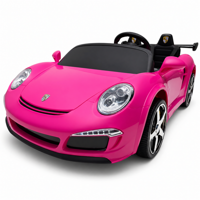 Carro Elétrico para Criança RUF CTT Rosa 4x4 24v c/ RODAS DE BORRACHA & ASSENTO EM PELE