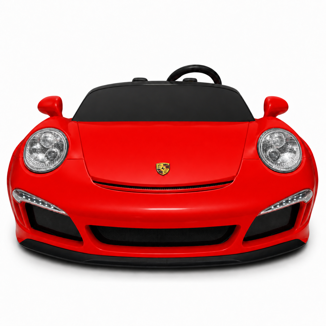 Carro Elétrico para Criança RUF CTT Vermelho 4x4 24v c/ RODAS DE BORRACHA & ASSENTO EM PELE
