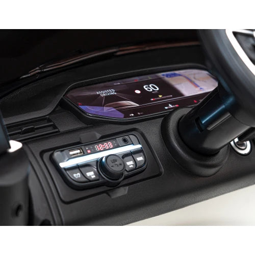 Coche eléctrico para niños RANGE ROVER SV Blanco 2 Plazas 24v c/ RUEDAS DE GOMA & ASIENTO DE PIEL
