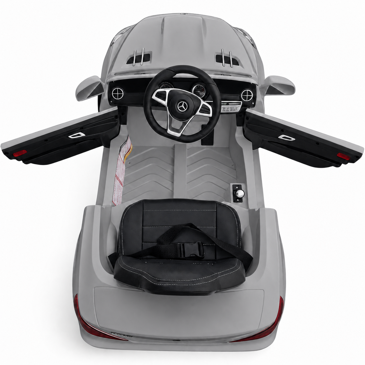 Coche Eléctrico para Niño MERCEDES SL500 12V Negro c/ RUEDAS DE GOMA & ASIENTO DE PIEL