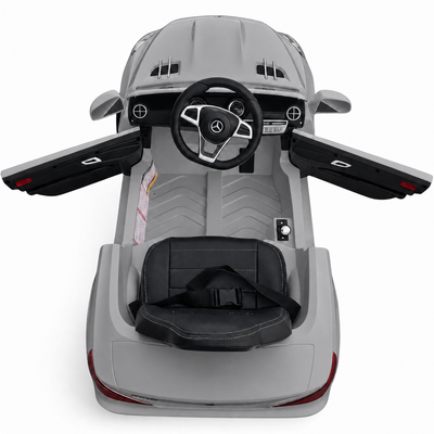 Coche Eléctrico para Niño MERCEDES SL500 12V Negro c/ RUEDAS DE GOMA & ASIENTO DE PIEL