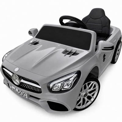 Coche Eléctrico para Niño MERCEDES SL500 12V Negro c/ RUEDAS DE GOMA & ASIENTO DE PIEL