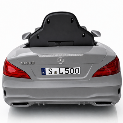 Coche Eléctrico para Niño MERCEDES SL500 12V Negro c/ RUEDAS DE GOMA & ASIENTO DE PIEL