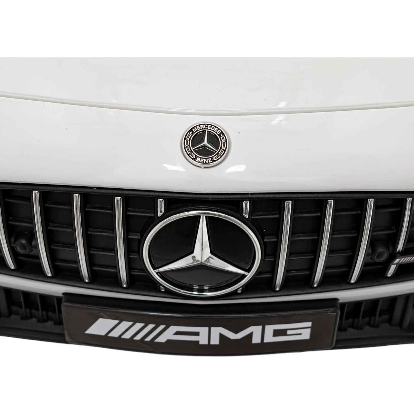 Coche Eléctrico para Niños MERCEDES SL63 Blanco 4x4  2 LUGARES 24v c/ RUEDAS DE GOMA & ASIENTO DE PIEL