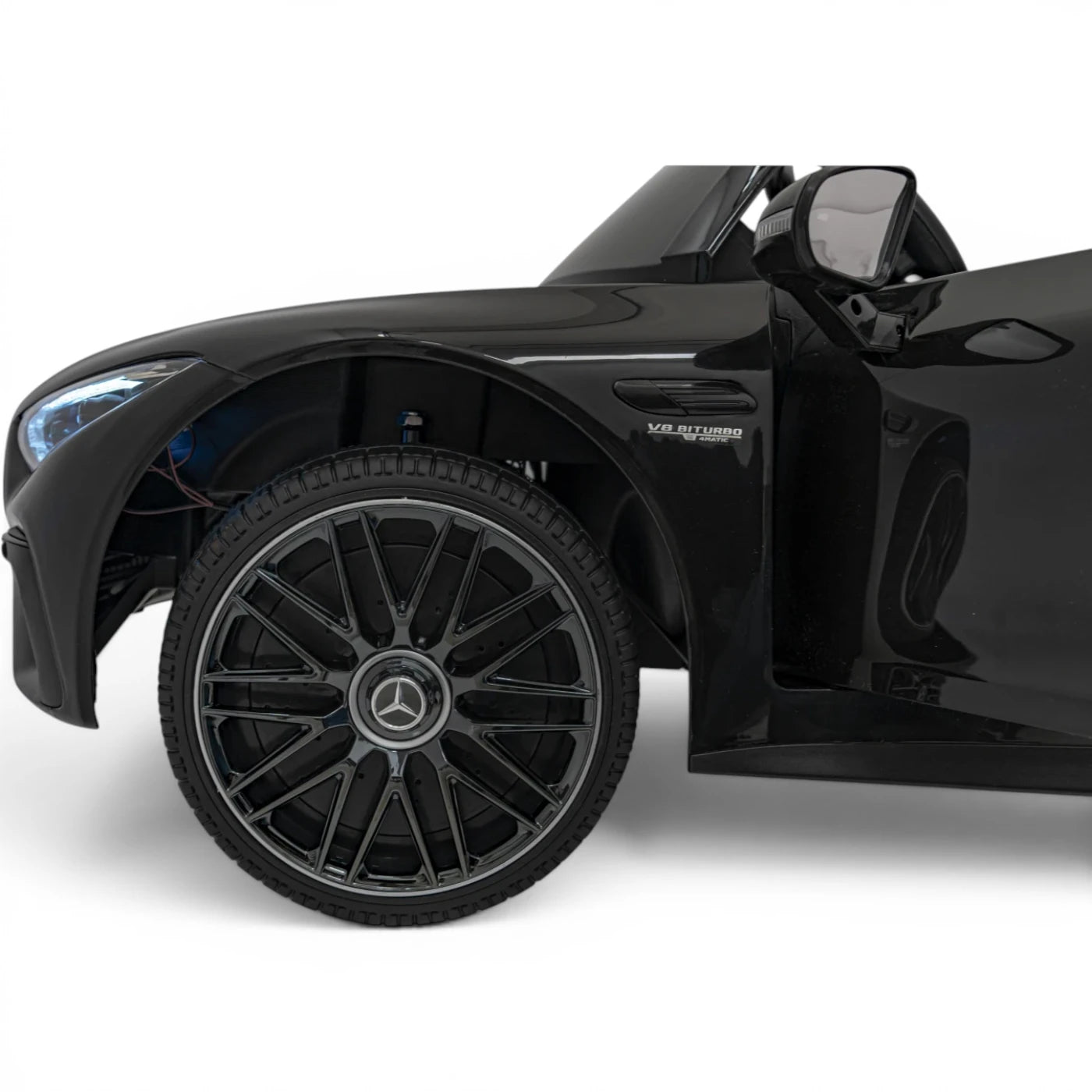 Coche Eléctrico para Niños MERCEDES SL63 Negro 4x4 2 LUGARES 24v c/ RUEDAS DE GOMA & ASIENTO DE PIEL