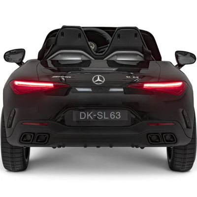 Coche Eléctrico para Niños MERCEDES SL63 Negro 4x4 2 LUGARES 24v c/ RUEDAS DE GOMA & ASIENTO DE PIEL