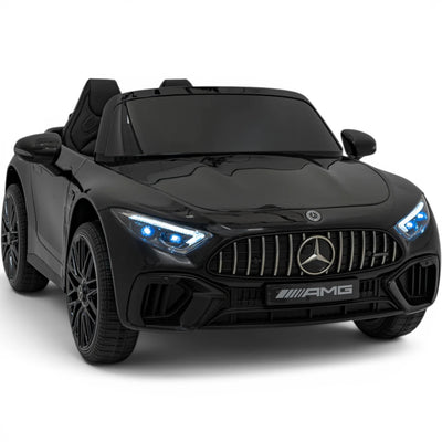 Coche Eléctrico para Niños MERCEDES SL63 Negro 4x4 2 LUGARES 24v c/ RUEDAS DE GOMA & ASIENTO DE PIEL