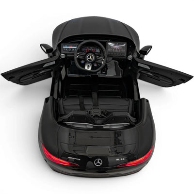 Coche Eléctrico para Niños MERCEDES SL63 Negro 4x4 2 LUGARES 24v c/ RUEDAS DE GOMA & ASIENTO DE PIEL