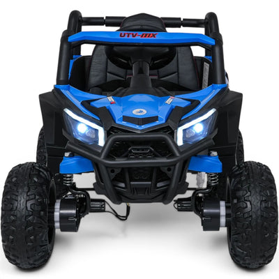 Coche Eléctrico para Niños Buggy UTV-MX 12v Azul BATERÍA DE LITIO c/ RUEDAS DE GOMA & ASIENTO DE PIEL