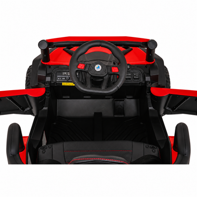 Coche Eléctrico para Niños Buggy UTV-MX 12v Rojo BATERÍA DE LITIO con RUEDAS DE GOMA y ASIENTO DE PIEL