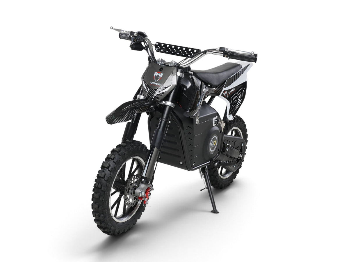 Mota Elétrica para Criança CROSS VIPER 1000W 36v Preta c/ TRAVÕES DE DISCO & SUSPENSÃO