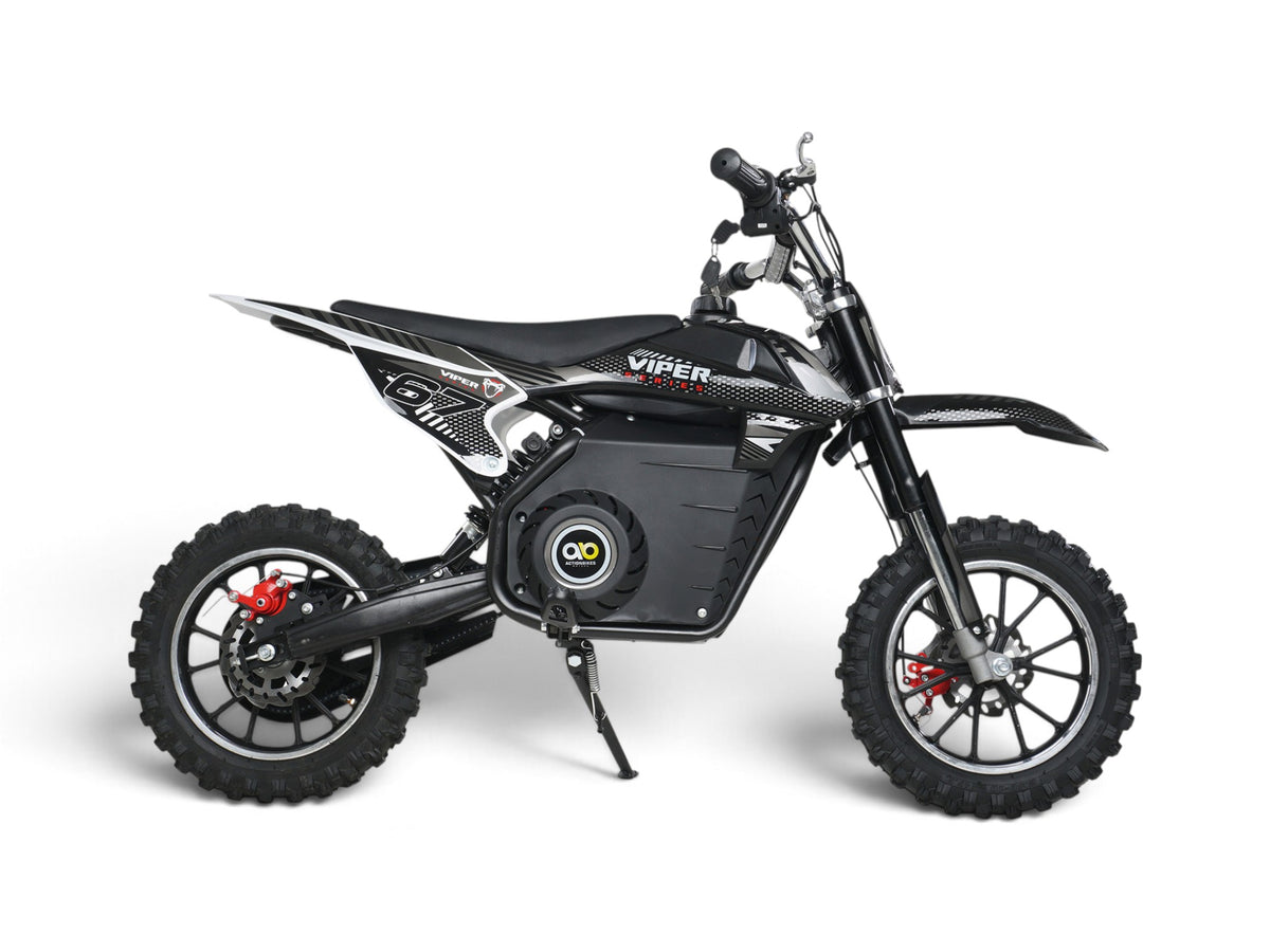 Mota de cross elétrica Viper preta