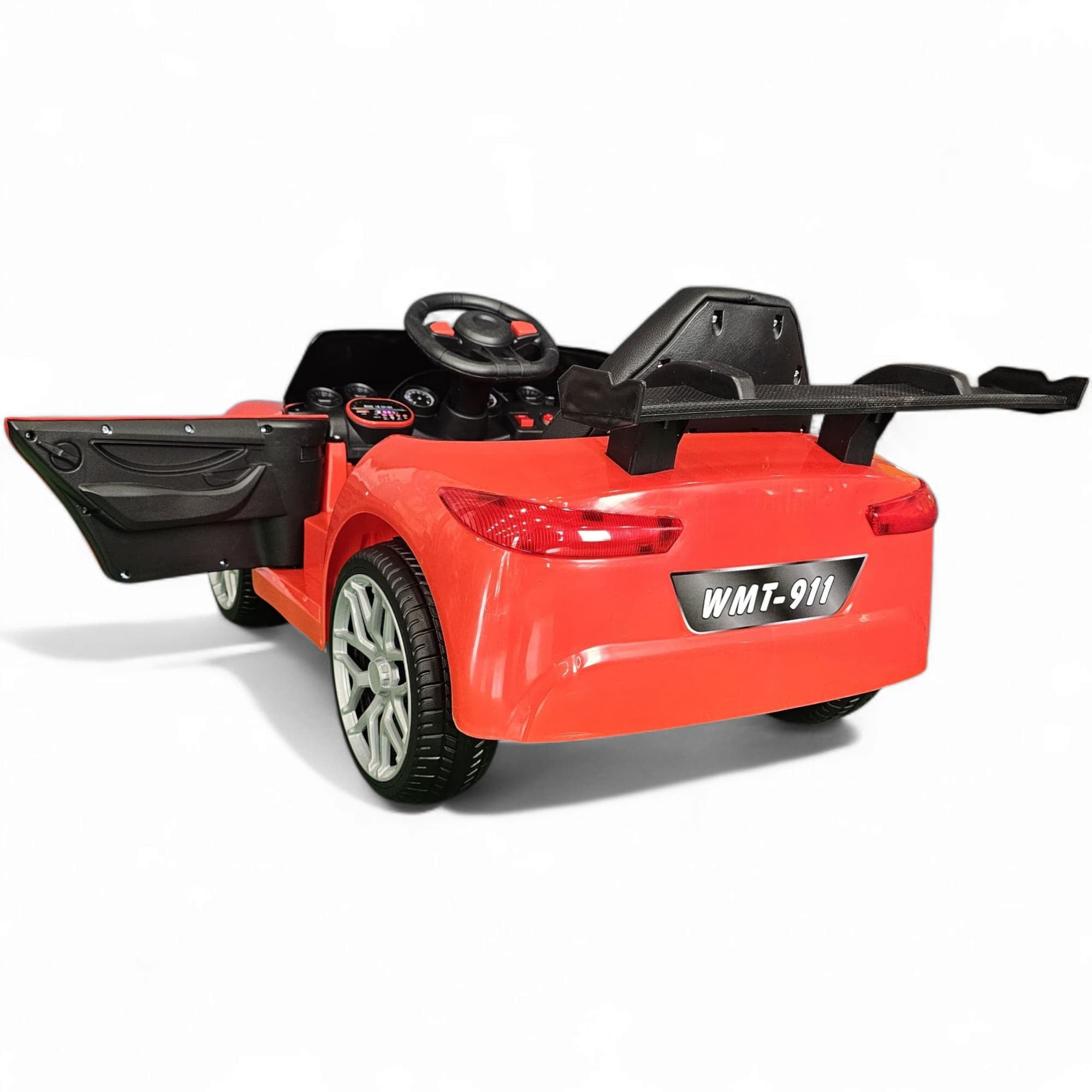Coche Eléctrico para Niños BM Z4 Style Rojo 12v c/ RUEDAS DE GOMA & ASIENTO DE PIEL