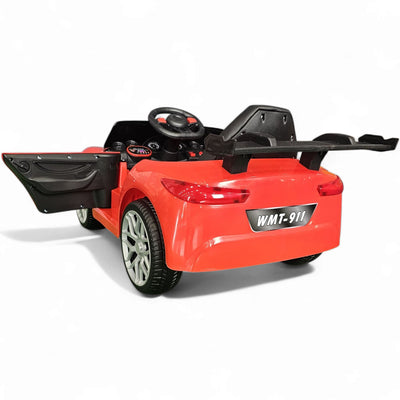 Coche Eléctrico para Niños BM Z4 Style Rojo 12v c/ RUEDAS DE GOMA & ASIENTO DE PIEL