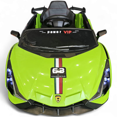 Coche Eléctrico para Niños Sian Style Verde 12v c/ RUEDAS DE GOMA & ASIENTO DE PIEL
