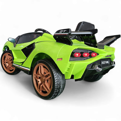 Coche Eléctrico para Niños Sian Style Verde 12v c/ RUEDAS DE GOMA & ASIENTO DE PIEL