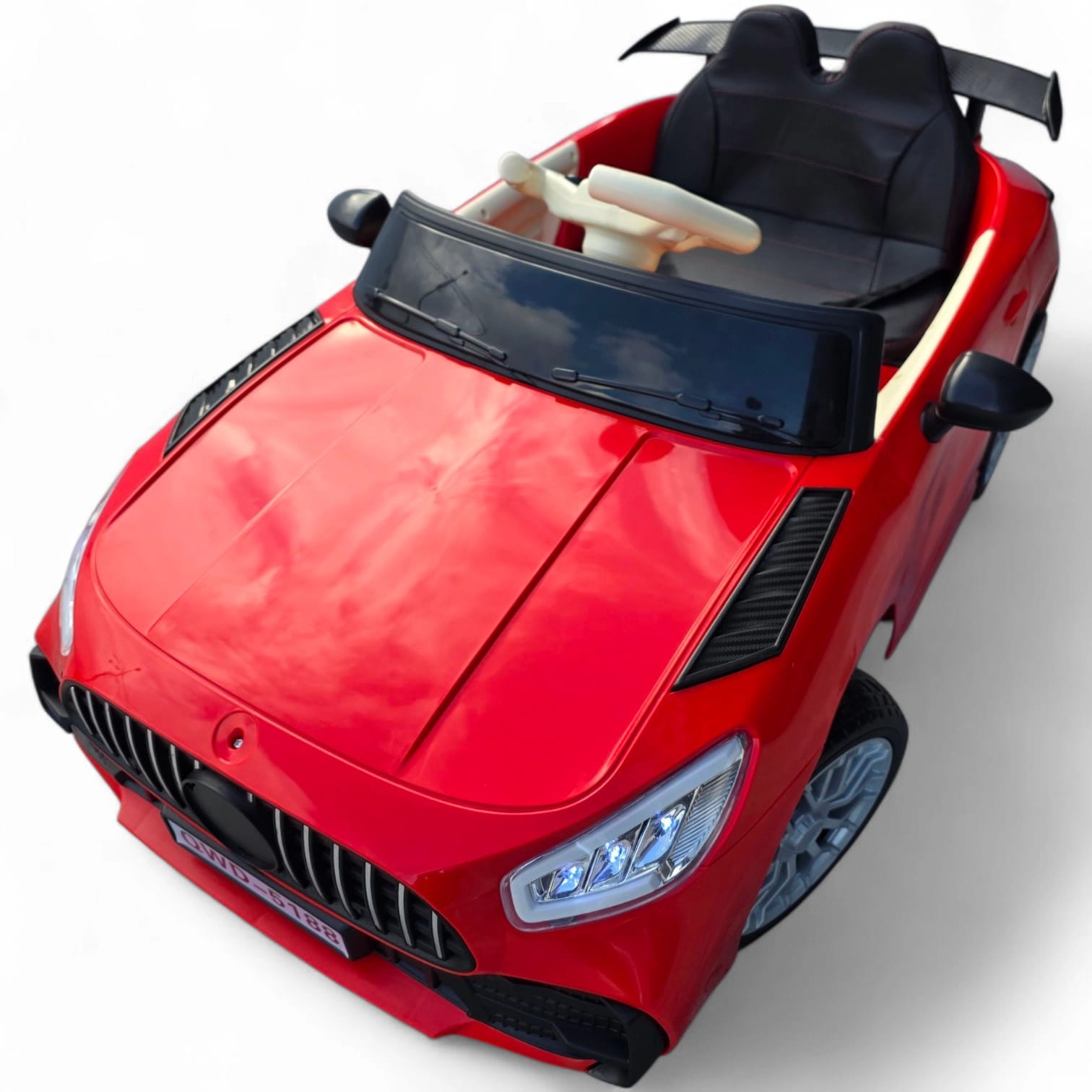 Coche Eléctrico para Niños CLA63 Style Rojo 12v c/ RUEDAS DE GOMA & ASIENTO DE PIEL