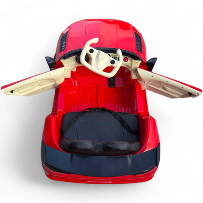 Coche Eléctrico para Niños CLA63 Style Rojo 12v c/ RUEDAS DE GOMA & ASIENTO DE PIEL