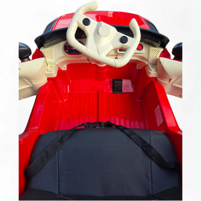 Coche Eléctrico para Niños CLA63 Style Rojo 12v c/ RUEDAS DE GOMA & ASIENTO DE PIEL