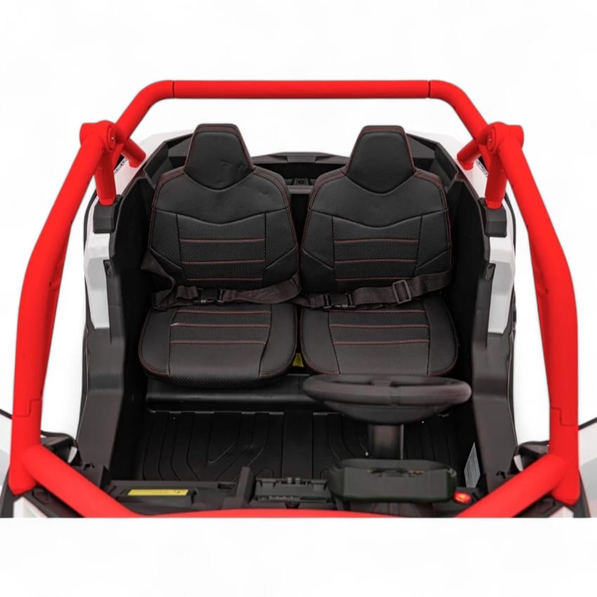 Coche Eléctrico para Niño MAVERICK STYLE RR 4x4 24v Rojo c/ RUEDAS DE GOMA & ASIENTO DE PIEL