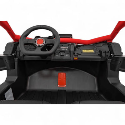 Coche Eléctrico para Niño MAVERICK STYLE RR 4x4 24v Rojo c/ RUEDAS DE GOMA & ASIENTO DE PIEL
