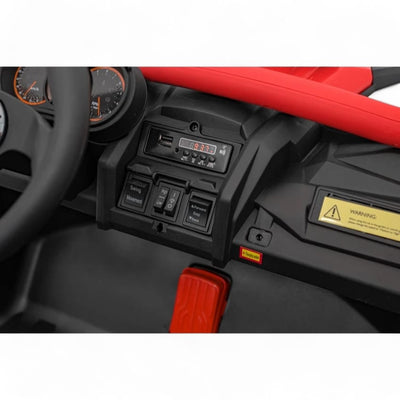 Coche Eléctrico para Niño MAVERICK STYLE RR 4x4 24v Rojo c/ RUEDAS DE GOMA & ASIENTO DE PIEL