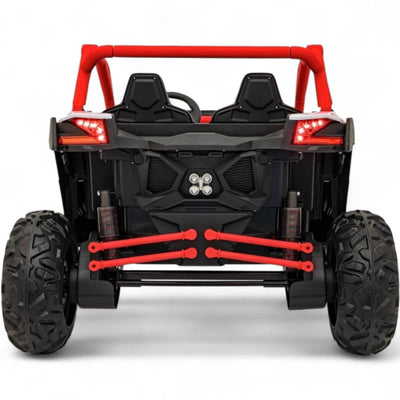 Coche Eléctrico para Niño MAVERICK STYLE RR 4x4 24v Rojo c/ RUEDAS DE GOMA & ASIENTO DE PIEL