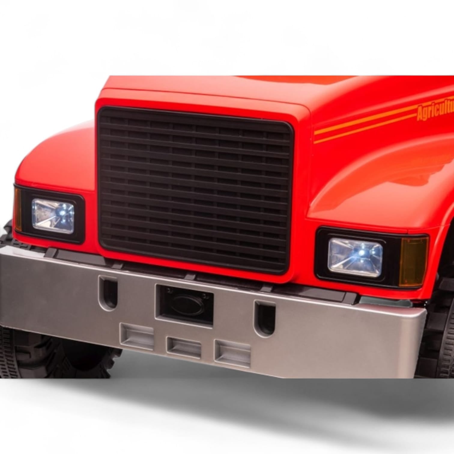 Coche Eléctrico para Niño FARM TRUCK 12v Rojo 4x4 c/ RUEDAS DE GOMA & ASIENTO DE PIEL