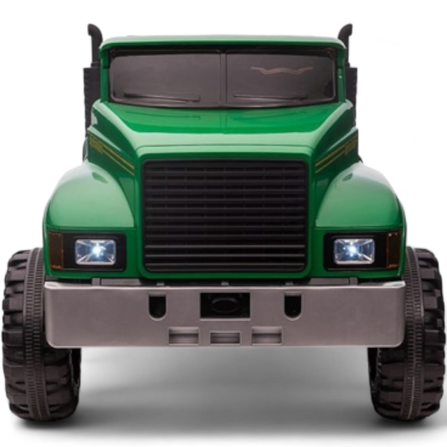 Coche Eléctrico para Niño FARM TRUCK 12v Verde 4x4 c/ RUEDAS DE GOMA & ASIENTO DE PIEL