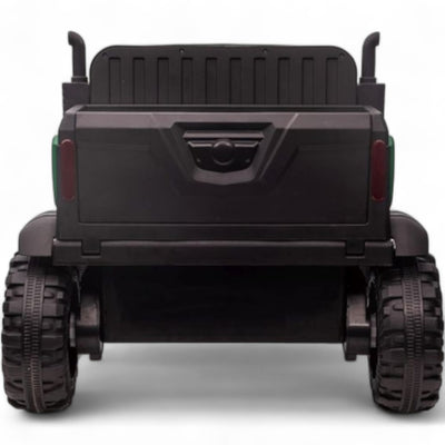 Coche Eléctrico para Niño FARM TRUCK 12v Verde 4x4 c/ RUEDAS DE GOMA & ASIENTO DE PIEL