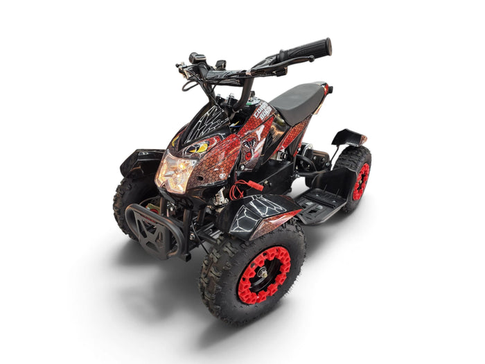 Mota Elétrica para Criança QUAD COBRA 800W 36v Vermelha c/ TRAVÕES DE DISCO, SUSPENSÃO & MARCHA-ATRÁS