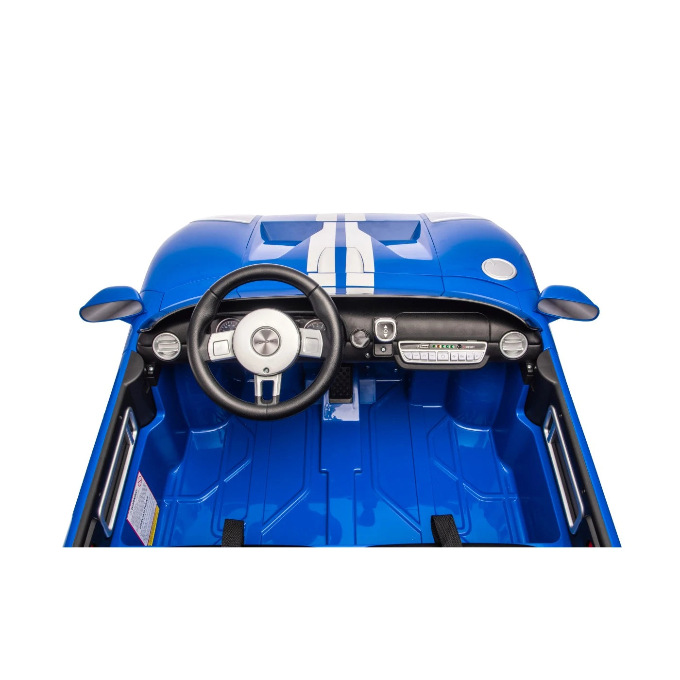 Coche Eléctrico para Niños FORD GT 24v Azul 4x4  c/ RUEDAS DE GOMA & ASIENTO DE PIEL