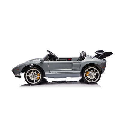 Coche Eléctrico para Niños FORD GT 24v Gris 4x4  c/ RUEDAS DE GOMA & ASIENTO DE PIEL
