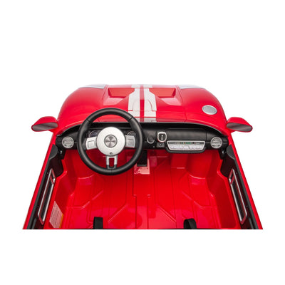 Coche Eléctrico para Niños FORD GT 24v Rojo 4x4 c/ RUEDAS DE GOMA & ASIENTO DE PIEL