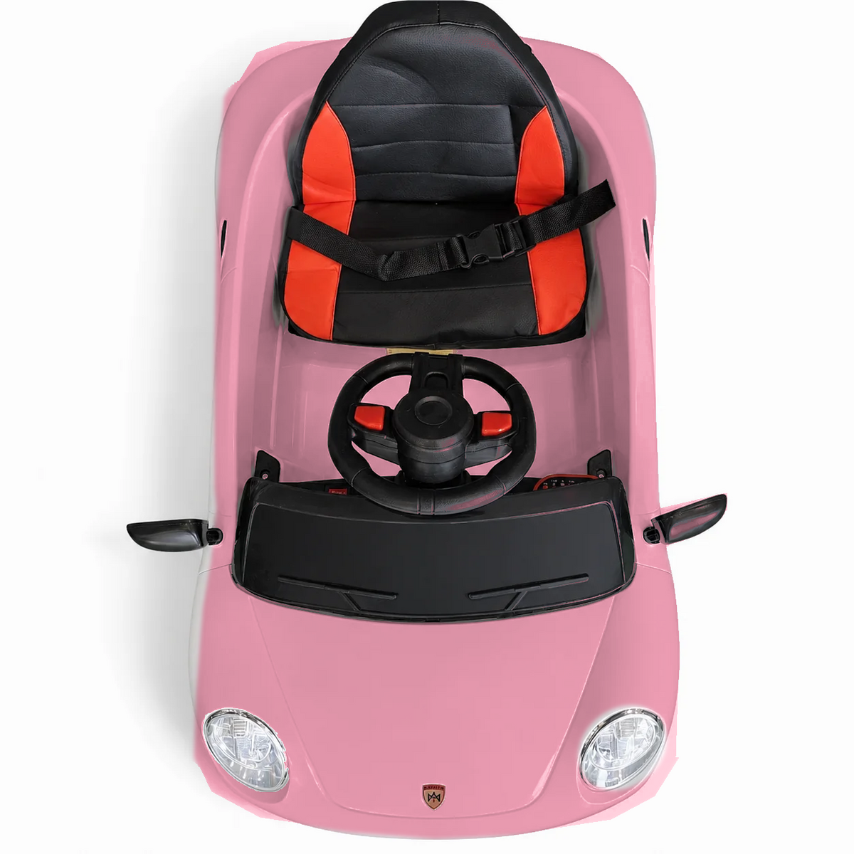 Carro Elétrico para Criança FUNDRIVE 12v Rosa - vista de cima