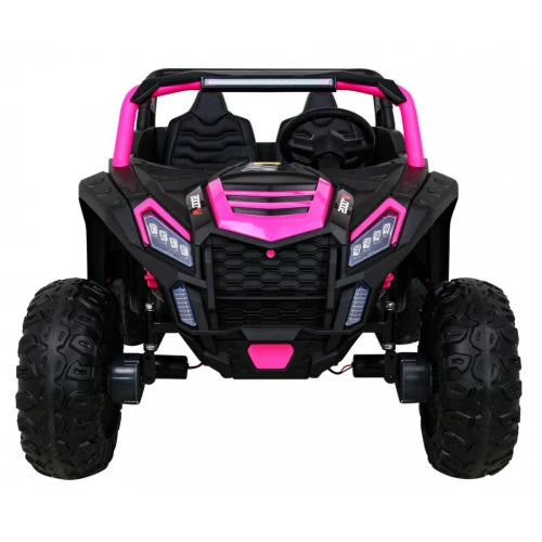 Coche Eléctrico para Niños BUGGY ATV RACING 24v Rosa c/ RUEDAS DE GOMA & ASIENTO DE PIEL