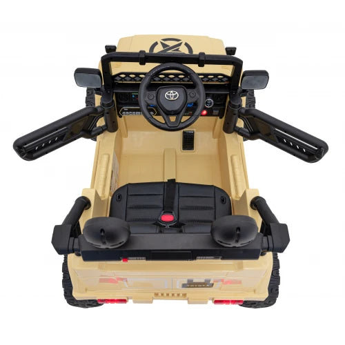 Coche Eléctrico para Niños TOYOTA FJ CRUISER 12v 4X4 Camel c/ RUEDAS DE GOMA & ASIENTO DE PIEL