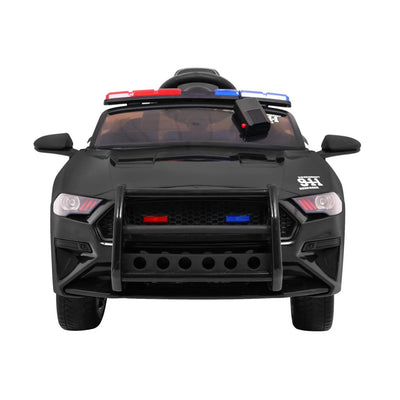 Carro Elétrico para Criança Policia GT 12V c/ RODAS DE BORRACHA & ASSENTO EM PELE