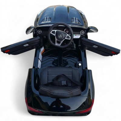Coche Eléctrico para Niño MERCEDES SL500 12V Negro c/ RUEDAS DE GOMA & ASIENTO DE PIEL