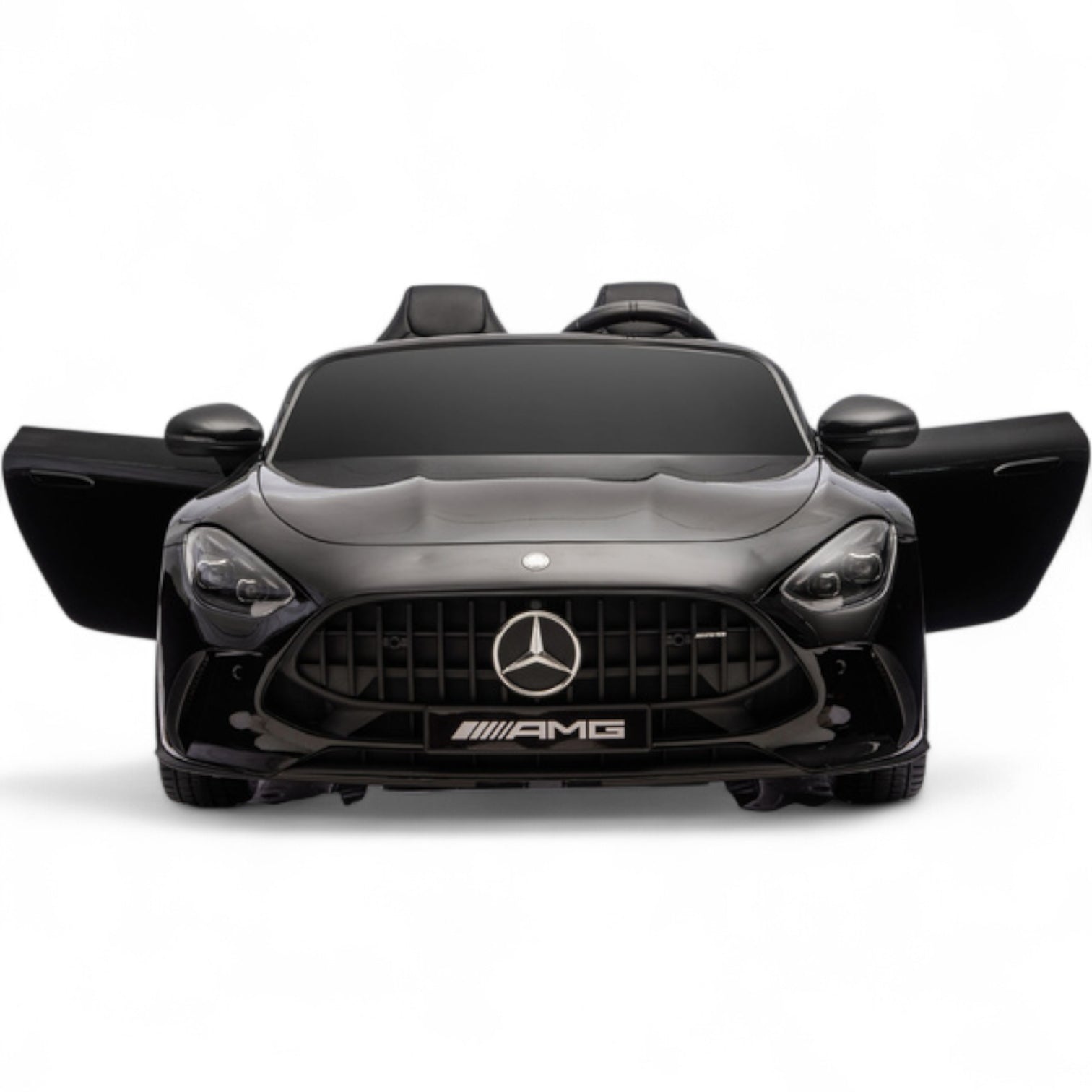 Coche Eléctrico para Niño MERCEDES GT63 24v STRONG XXL Negro Metalizado c/ MP4, RUEDAS DE GOMA & ASIENTO DE PIEL