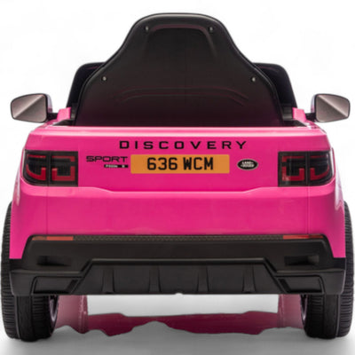 Coche Eléctrico para Niños RANGE ROVER DISCOVERY 12v Negro c/ RUEDAS DE GOMA & ASIENTO DE PIEL