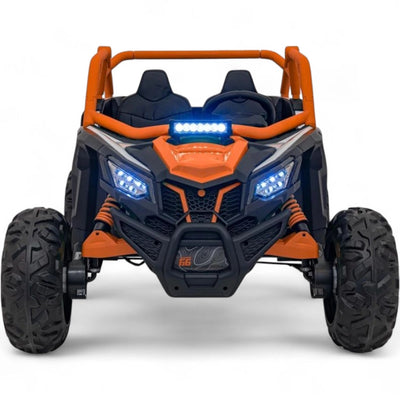 Coche Eléctrico para Niños MAVERICK STYLE RR 4x4 24v Naranja c/ RUEDAS DE GOMA & ASIENTO DE PIEL