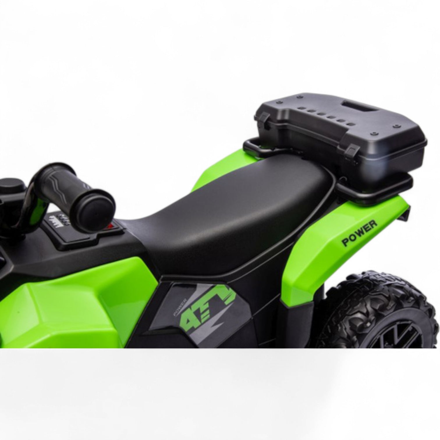 Mini Moto 4 Eléctrica para Niños LITTLE EXPLORER 6v Verde c/ RODAS DE GOMA